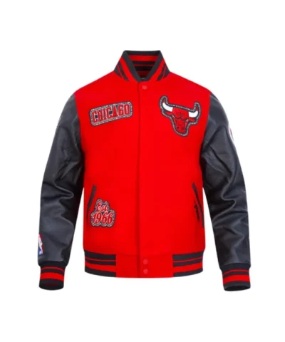 Chicago Bulls Diy Pick Stitch Classic Varsity Jacket
