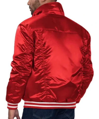 Chicago Bulls Red Trucker Jacket