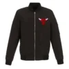 Chicago Bulls Full-Zip Nylon Lightweight Bomber Jacket
