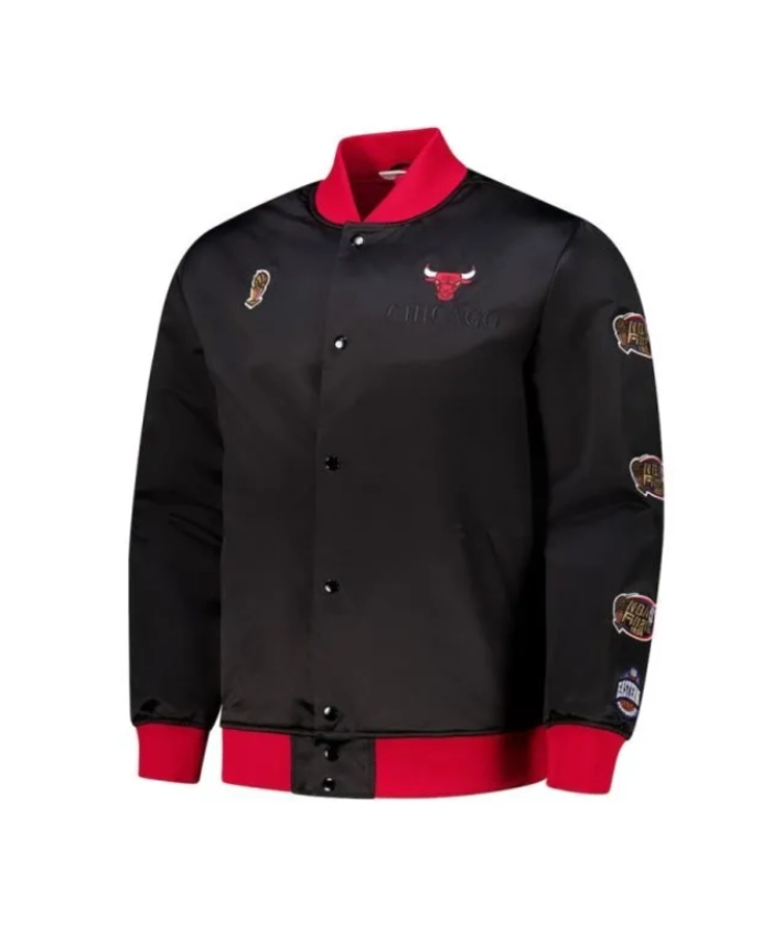 Chicago Bulls OG 3.0 Lightweight Full-Snap Satin Jacket