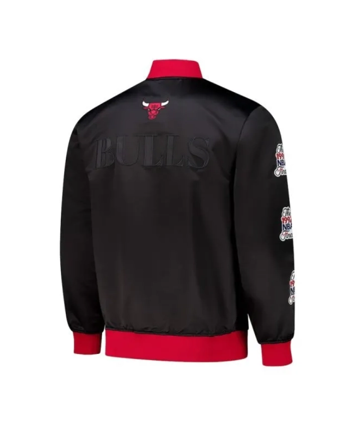 Chicago Bulls OG 3.0 Lightweight Black Satin Jacket