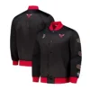 Chicago Bulls OG 3.0 Lightweight Full-Snap Satin Black Jacket