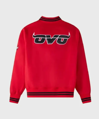 OVO Chicago Bulls Red Jacket