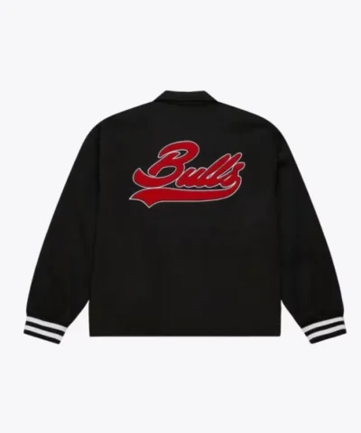 Chicago Bulls Oversweep Black Varsity Wool Jacket