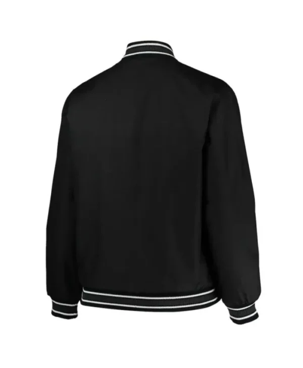 Chicago Bulls Poly Twill Black Jacket