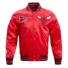 Chicago Bulls Retro Classic Rib Satin Jacket