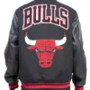 Chicago Bulls Retro Classic Red and Black Varsity Jacket