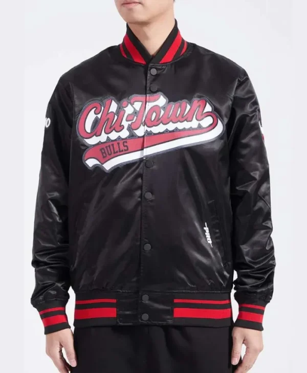 Chicago Bulls Script Tail Jacket