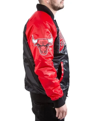 Shop Tri-Color Chicago Bulls Satin Jacket