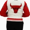 Chicago Bulls Two Tone Satin Full-Snap Jacket