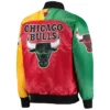 Chicago Bulls Ty Mopkins Full-Satin BlackRed Jacket