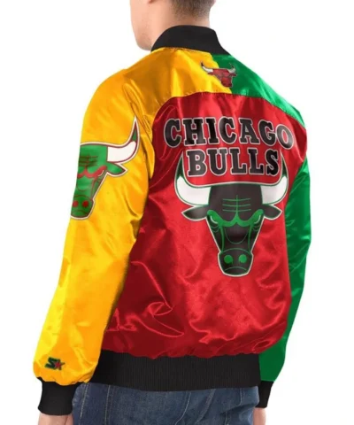 Ty Mopkins Chicago Bulls Satin Jacket