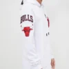 Shop Chicago Bulls White Pullover Hoodie