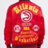 Buy Classic Atlanta Hawks Old English Full-Snap Satin Jacket