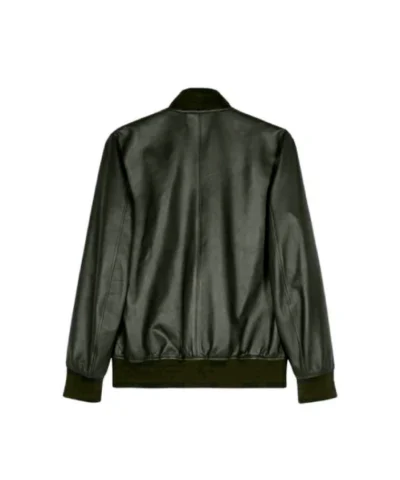 Men Classic Bomber Leather Jacket