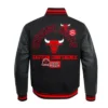 Chicago Bulls Area Code Classic Rib Varsity Jacket