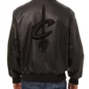 Cleveland Cavaliers Shirt Collar Leather Jacket