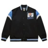 Cleveland Cavaliers Heavyweight Full-Snap Varsity Satin Black Jacket