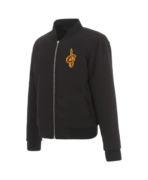 Cleveland Cavaliers Nylon Lightweight Full-Zip Gray Jacket