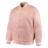 Pink Cleveland Cavaliers Full-Satin Varsity Jacket