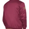 Cleveland Cavaliers Stitch Applique Wine Satin Jacket