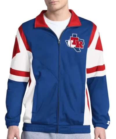 Royal Texas Rangers Contender Tricot Track Full-Zip Jacket