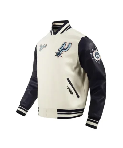 San Antonio Spurs 202425 City Edition Chenille Varsity Jacket