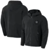 Black NFL Dallas Cowboys Zip-Up Hoodie