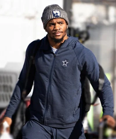 Blue NFL Dallas Cowboys Full Zip Fleece Hoodie