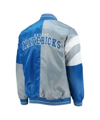Dallas Mavericks 75th Anniversary Leader Color Block Satin Jacket