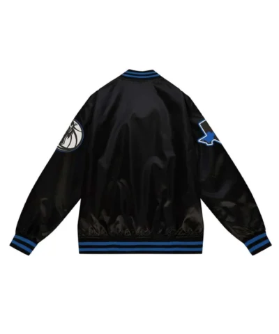 Dallas Mavericks Black 2023-24 City Edition Satin Jacket