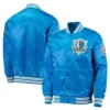 Dallas Mavericks The Diamond Classic Full-Snap Blue Satin Jacket