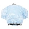 Dallas Mavericks Light Blue Varsity Satin Jacket