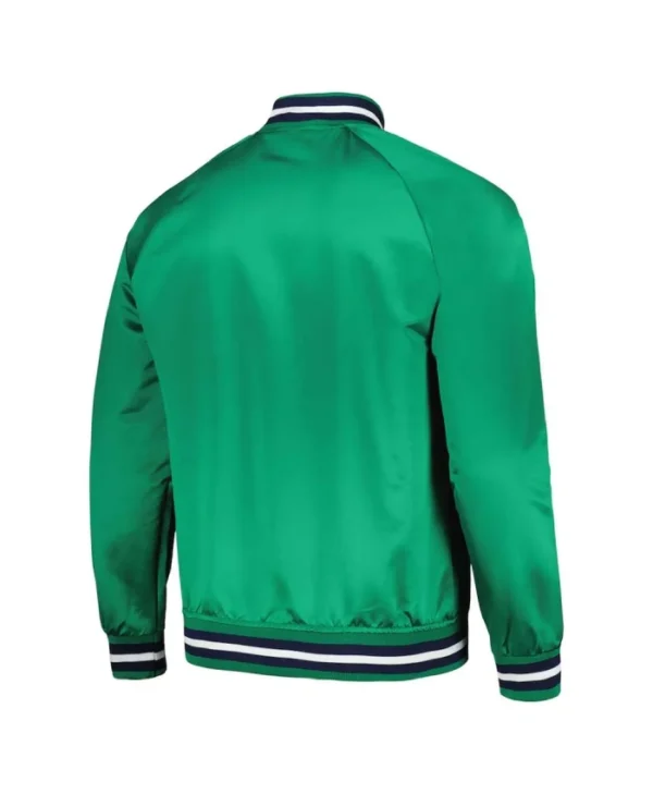 Dallas Mavericks Hardwood Classics Green Satin Jacket