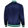 Hardwood Classics Dallas Mavericks Navy Satin Jacket