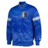 Dallas Mavericks Pick & Roll Blue Satin Jacket