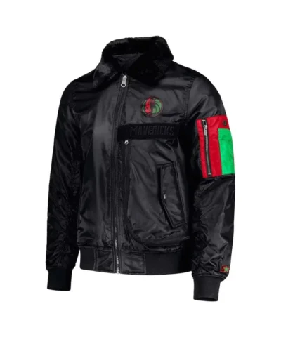 Shop Dallas Mavericks Ty Mopkins Black Jacket