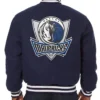 Dallas Mavericks Navy Varsity Wool Jacket