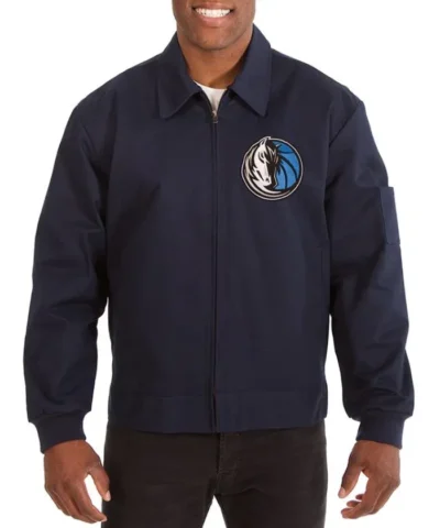 Workwear Dallas Mavericks Full-Zip Cotton NavyBlack Jacket
