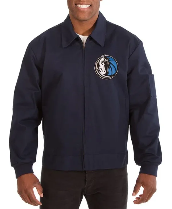 Workwear Dallas Mavericks Full-Zip Cotton NavyBlack Jacket