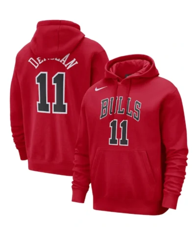 Chicago Bulls DeMar DeRozan Red Pullvoer Hoodie