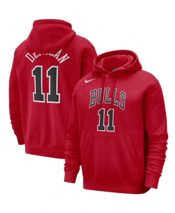 Chicago Bulls DeMar DeRozan Red Pullvoer Hoodie
