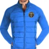 Denver Nuggets Full-Zip Puffer Gray Jacket