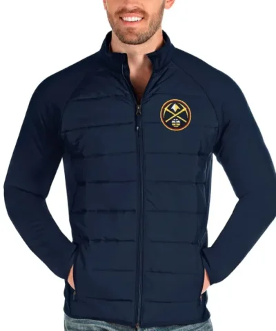 Denver Nuggets Altitude Puffer Blue Jacket