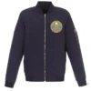 Denver Nuggets Full-Zip Lightweight Nylon Bomber Jacket