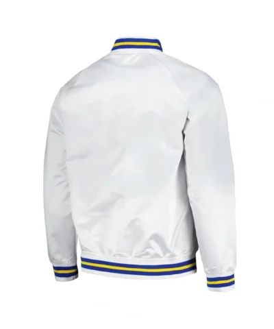 Denver Nuggets Throwback Wordmark White Jacket