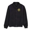 Denver Nuggets Sport Night Varsity Full-Snap Wool Black Jacket
