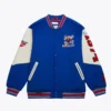 Denver Nuggets Team History Vintage Logo Varsity Wool Royal Jacket