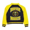 Denver Nuggets Navy and Yellow Throwback Jacket