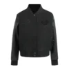 Denver Nuggets Triple Black Full-Zip Varsity Jacket